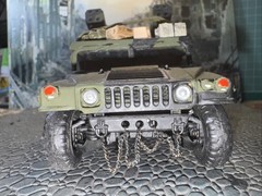 Rare AFV Club AF35358 Built 1/35 AN/TWQ-1 Avenger Hummer Air Defense System Nice