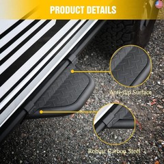 JROAD Bronco Side Steps Compatible with Ford Bronco Accessories 2021 2022 2023