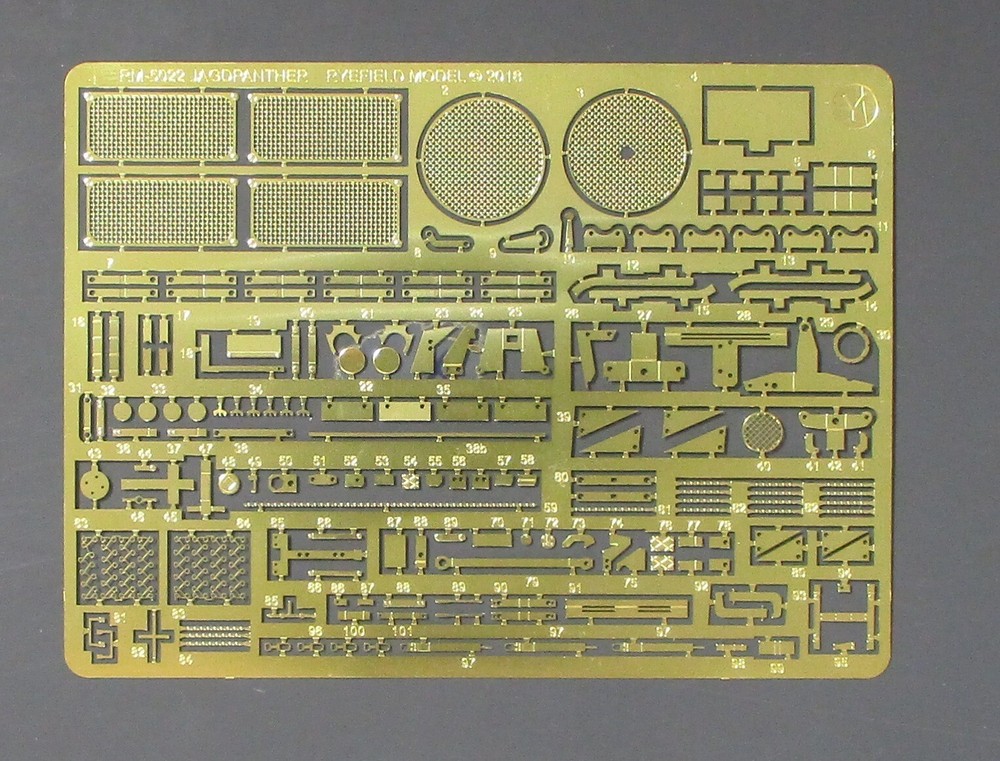 Rye Field Models 1/35th Scale Jagdpanther G2 – PE Parts Y from Kit No. 5022