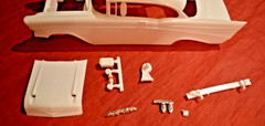 AMT 1957 Chevy Bel Air Pepper Shaker Body Parts 1/25