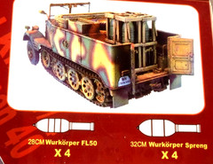 1/35 AFV Club German WWII Sd Kfz 11/4 3 Ton Semi Track w/ Bonus Rockets #35S36