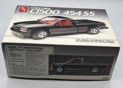AMT, Chevrolet, C1500, 454SS, Model Kit, 1:25 Scale, 6032, 1991, Open Box.