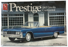 AMT/Ertl Prestige 1965 Lincoln Continental Vtg 1987 1:25 Model Kit NEW SEALED