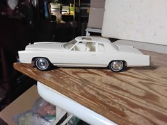 1976 White Cadillac EL DORADO Coupe Promo Dealer Model