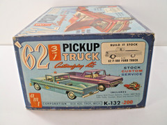ONLY ISSUE AMT 1962 FORD F100 PICK UP TRUCK 1/25 MODEL KIT 3-n-1 KIT K-132 MIB