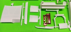 63 1963 Chevy Impala SS 409 1/25 AMT Custom Show Car Chrome Grille Deck Lid Part