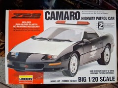 Lindberg 72513 BIG 1/20 Z28 CAMARO Texas HIGHWAY PATROL CAR model kit Sealed
