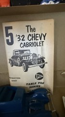 Vintage Pyro 1932 Chevy Cabriolet Table Top Series 1/32