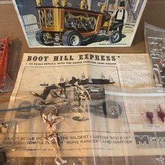 1960’s Monogram 1:24 Ray Farhner’s Boot Hill Express Hearse Show Car Kit Started