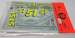Slixx Decals 1:24-1:25 Scale #51 Jeff Purvis Country Time