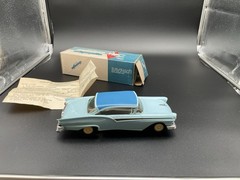 AMT 1957 Ford Fairlane 500 Promo Model #133 Flywheel Tutone Blue w/ Box & Instr