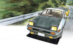 Aoshima 05957 1/24 Fujiwara Takumi AE86 Trueno Project D Specification Model Car