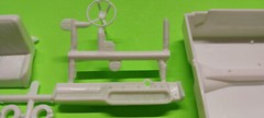 1965 Pontiac GTO 1/25 AMT Interior Tub Bucket Seats Dash Same as Hard Top
