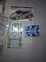 A5C Tamiya Ford Escort RS Cosworth 4×4 Sport Car Series NO.144 Model Kit NIOB