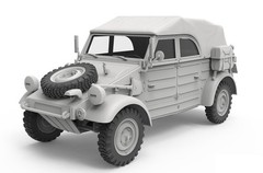 GSI Creos Meng Model 1/35 German Pkw.K1 Kübelwagen Type 82 Plastic Model Kit MVS