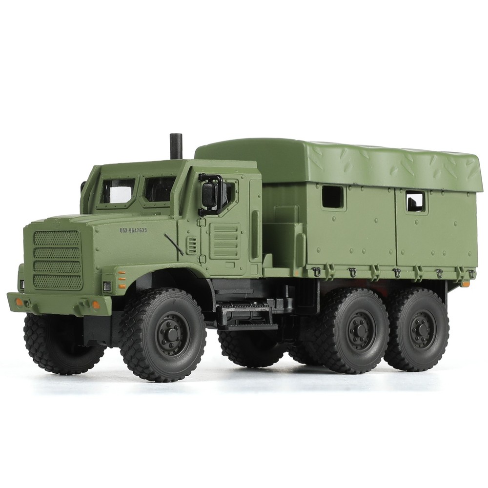 Military truck MTVR MK23 1:64 tactical off-road vehicle, color forest green