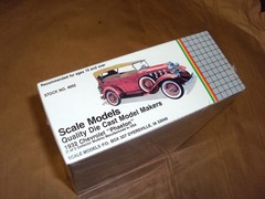 JLE Scale Models Quality Die Cast Model Makers 1932 Chevrolet Phaeton, Sealed