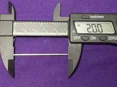 1974 Plymouth Road Runner METAL REAR AXLE from MPC 1:25 Model Kit 74 (2 inches)