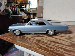 AMT 1964 PONTIAC LeMANS HardTop Yorktown Blue Dealer Promo Model Car