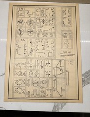 Entex 8483 1918 Harley Davidson 18F Classic Motorcycle Model Kit 1/16 Complete