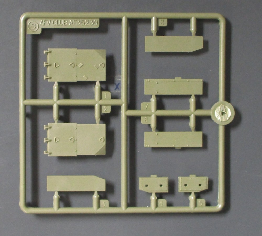 AFV Club 1/35th Scale M60A2 Starship – Parts Tree S from Kit No. AF35230
