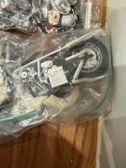 Vintage Model Motorcycle Parts Lot Misc Tires Engines And More