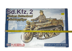1999 Dragon ESCI ERTL 1:9 Sd.Kfz. 2 Kleines Kettenkrad Gebirgsjager Model Kit
