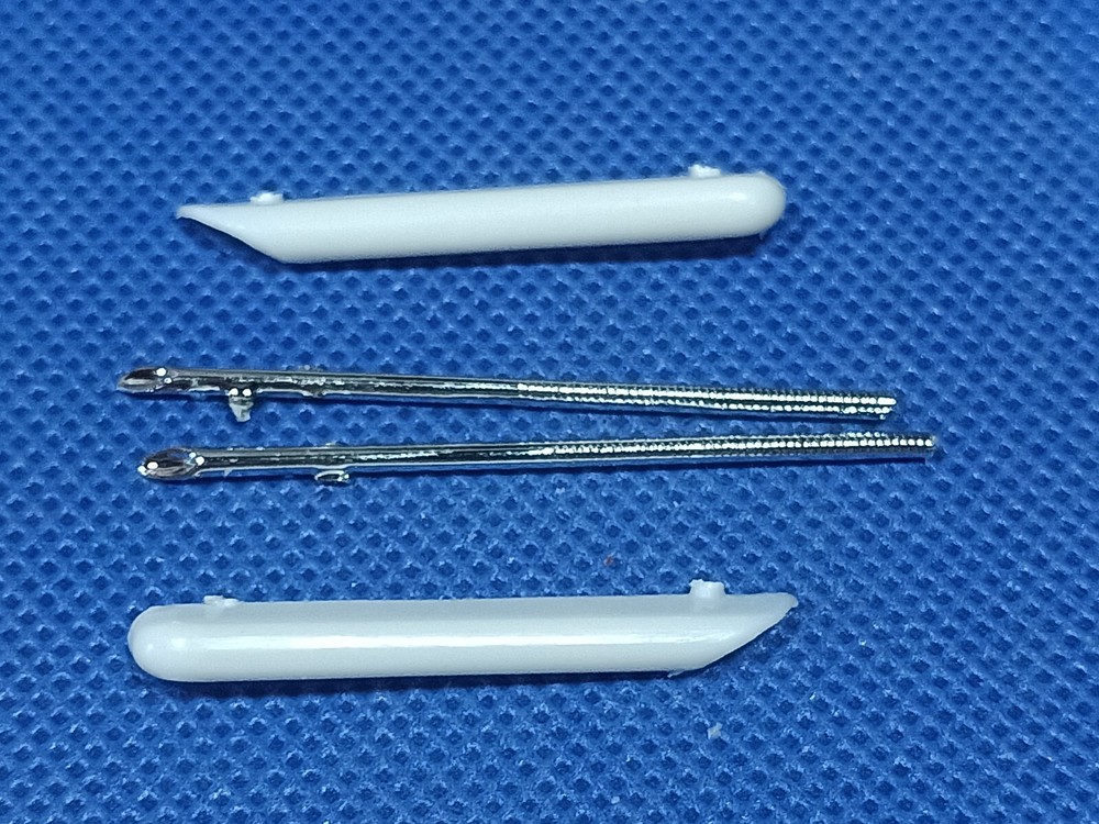 🌟 Shielded Side Pipes 1956 Ford Victoria 1:25 Scl 1000s Model Car Parts 4 Sale