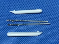 🌟 Shielded Side Pipes 1956 Ford Victoria 1:25 Scl 1000s Model Car Parts 4 Sale