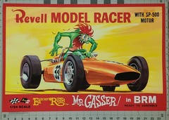 Ed “Big Daddy” Roth Mr. Gasser and Rat Fink Slot Car Box Art Posters set 16×24