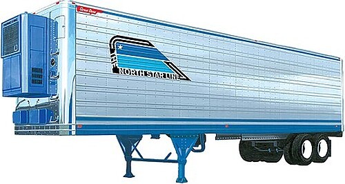 AMT Great Dane 40′ Reefer Trailer C – Plastic Model Truck Vehicle Kit – 1/25