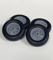 1:10 16” Borranis On Dunlap Style Tires For The Doepke Die Cast Jaguar XK120