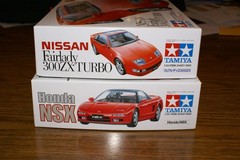 Tamiya Nissan 300ZX Turbo & Tamiya 1/24 Acura NSX 2 kits