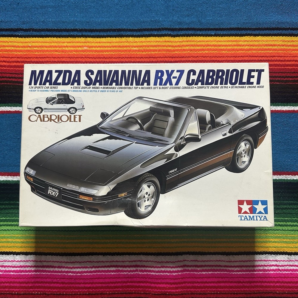 Tamiya 1/24 Mazda Savanna RX-7 Cabriolet Sports Car Series Model Kit Japan