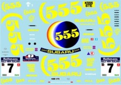Museum Collection 1/24 Subaru Legacy ’91 New Zealand Decal for Hasegawa JP a469