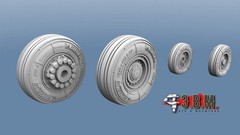 1:144 Resin Wheels Landing Gear for Airbus A321 A321neo A321ceo