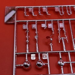 1937 Ford Truck Revell Chrome Grill Bumpers Wipers Shift Model Parts 1:25 New 3