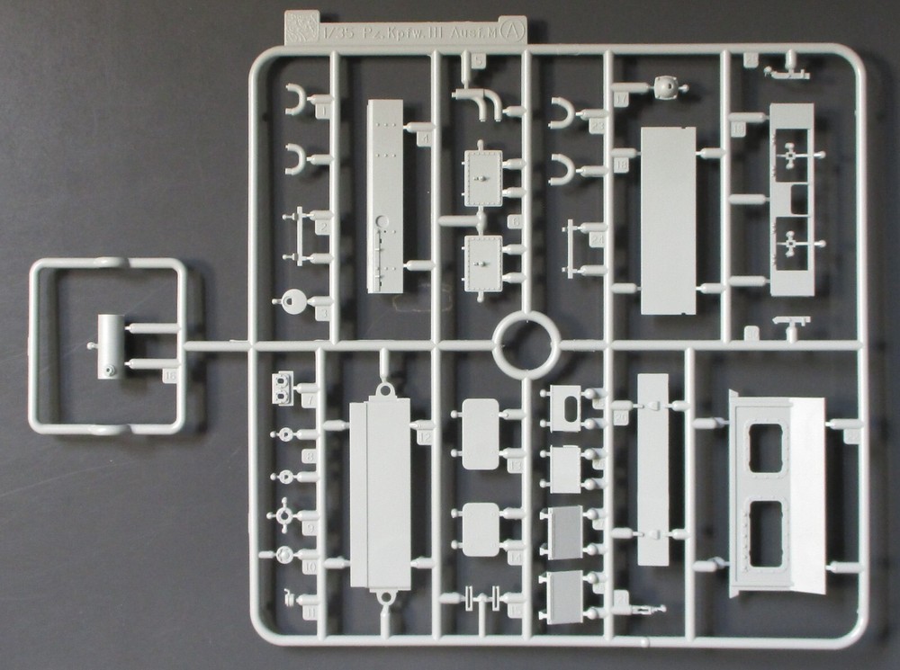 Cyber Hobby 1/35th Scale Panzer III Flak – Parts Tree A from Kit No. 6778