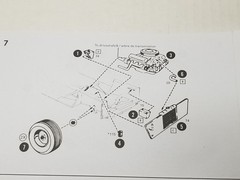 1974 Plymouth Road Runner METAL REAR AXLE from MPC 1:25 Model Kit 74 (2 inches)