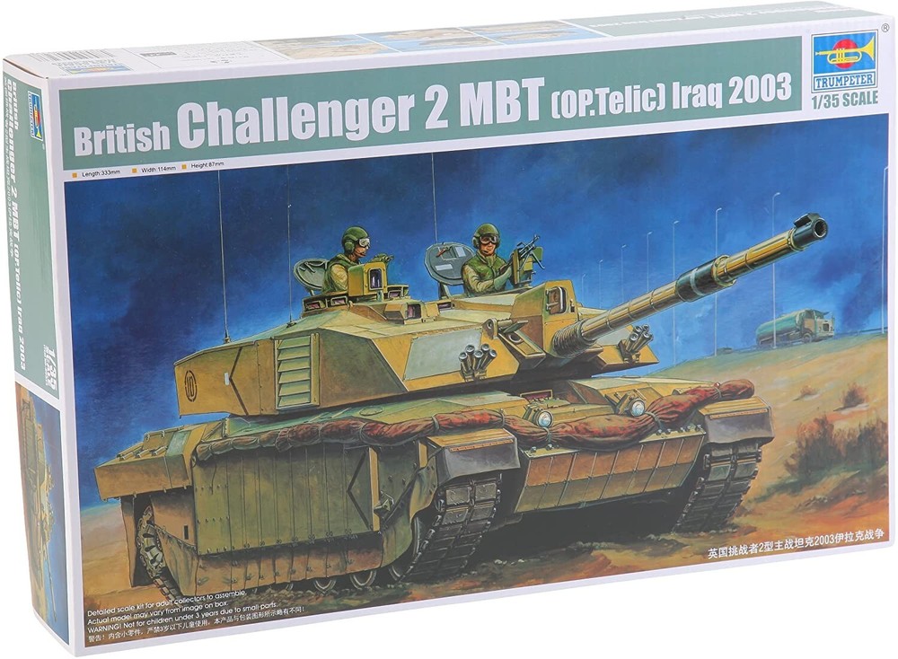 Trumpeter 323 British Challenger 2 Main Battle Tank 2003 1:35 New Free Shipping