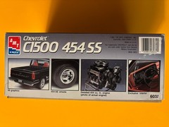CHEVROLET C1500 454 SS PICKUP TRUCK MODEL KIT AMT ERTL 1/25 SCALE NEW COOL LOOK!