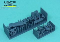 USCP 24T084 1/24 AMG 560 SEC Widebody (c126) Transkit Resin model