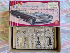 L@@K! *RARE ORIGINAL VINTAGE AMT 1962 THUNDERBIRD CV KIT **COMPLETE *SUPER NICE!