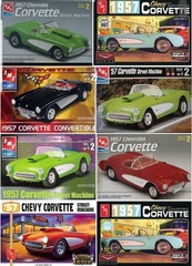 1957 Corvette REAR PAN / VALENCE PANEL from AMT 1:25 Model Kit 57