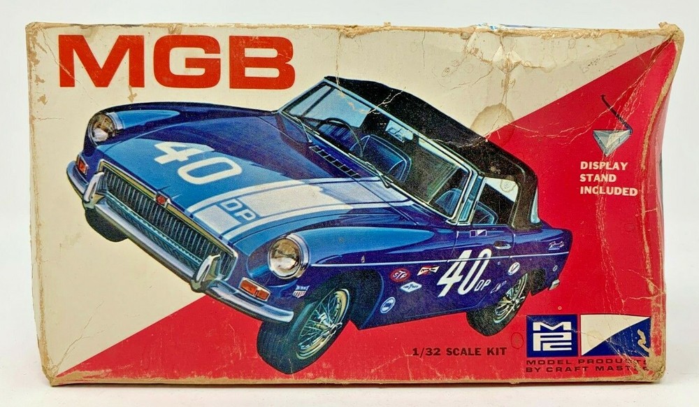 Vintage MPC Model Kit – 1:32 Scale MGB Car Kit