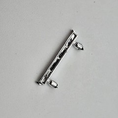 MPC 1/25 Donnie Allison Mercury Stock Car 796 Parts Chrome Interior Mirror