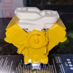 1/8th pontiac cross ram dual carburetor intake big deuce Revell monogram 1/8