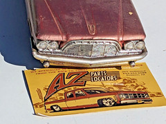 EARLY JO-HAN 1960 DESOTO ADVENTURER 2 DOOR HARDTOP 1/25 BUILT VINTAGE MODEL CAR
