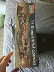 96 Monogram 1:24 Scale ’87 Thunderbird Combo NASCAR Kulwicki / Schrader. Signed!