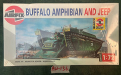 1/72 Airxfix Buffalo Amphibian and Jeep (Factory Sealed) Lot AW-136